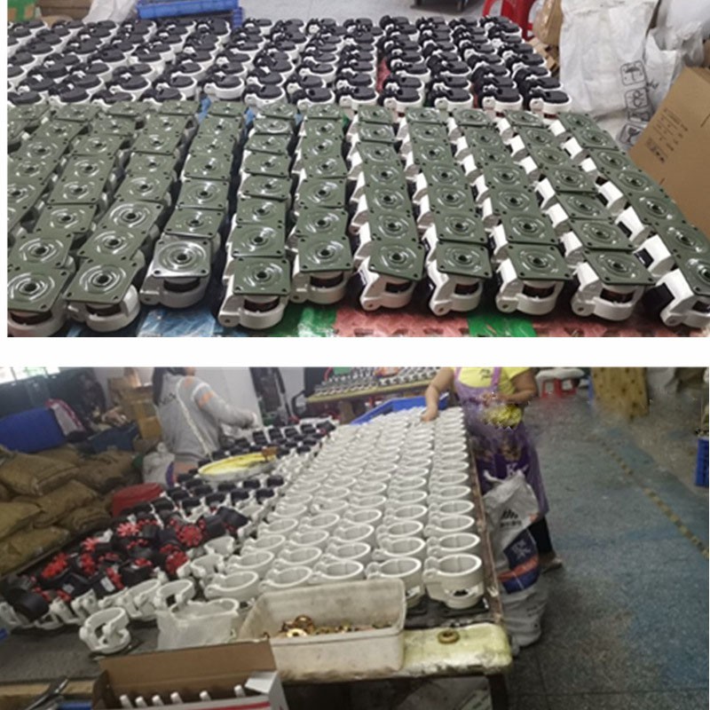 aluminum leveling casters